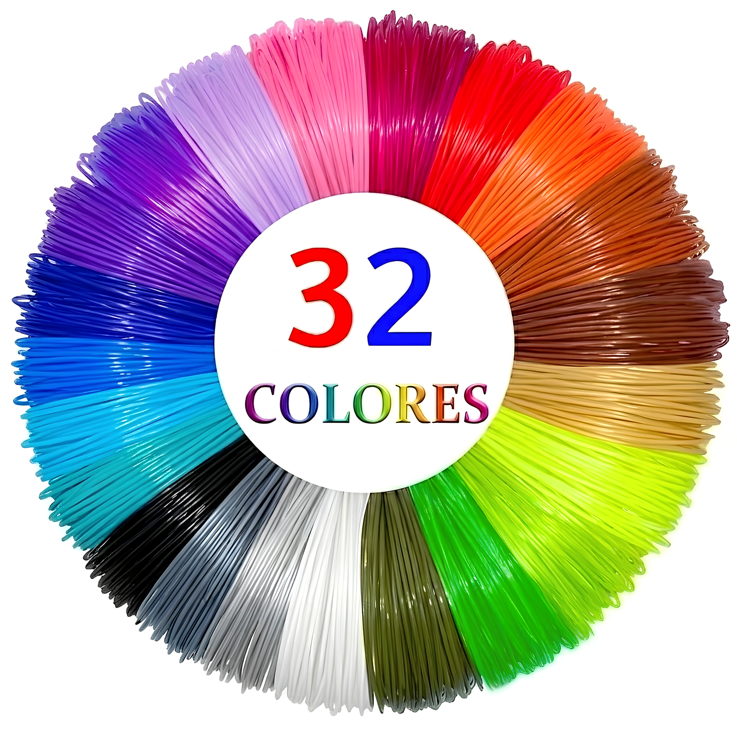 Pack de 32 Filamentos (96 Metros)