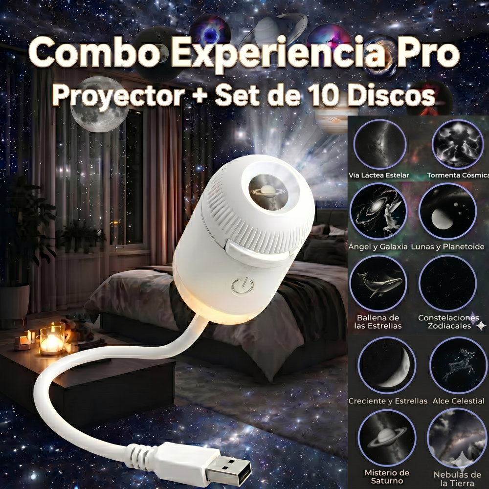 Proyector Galaxy HD + Sets de Discos Intercambiables