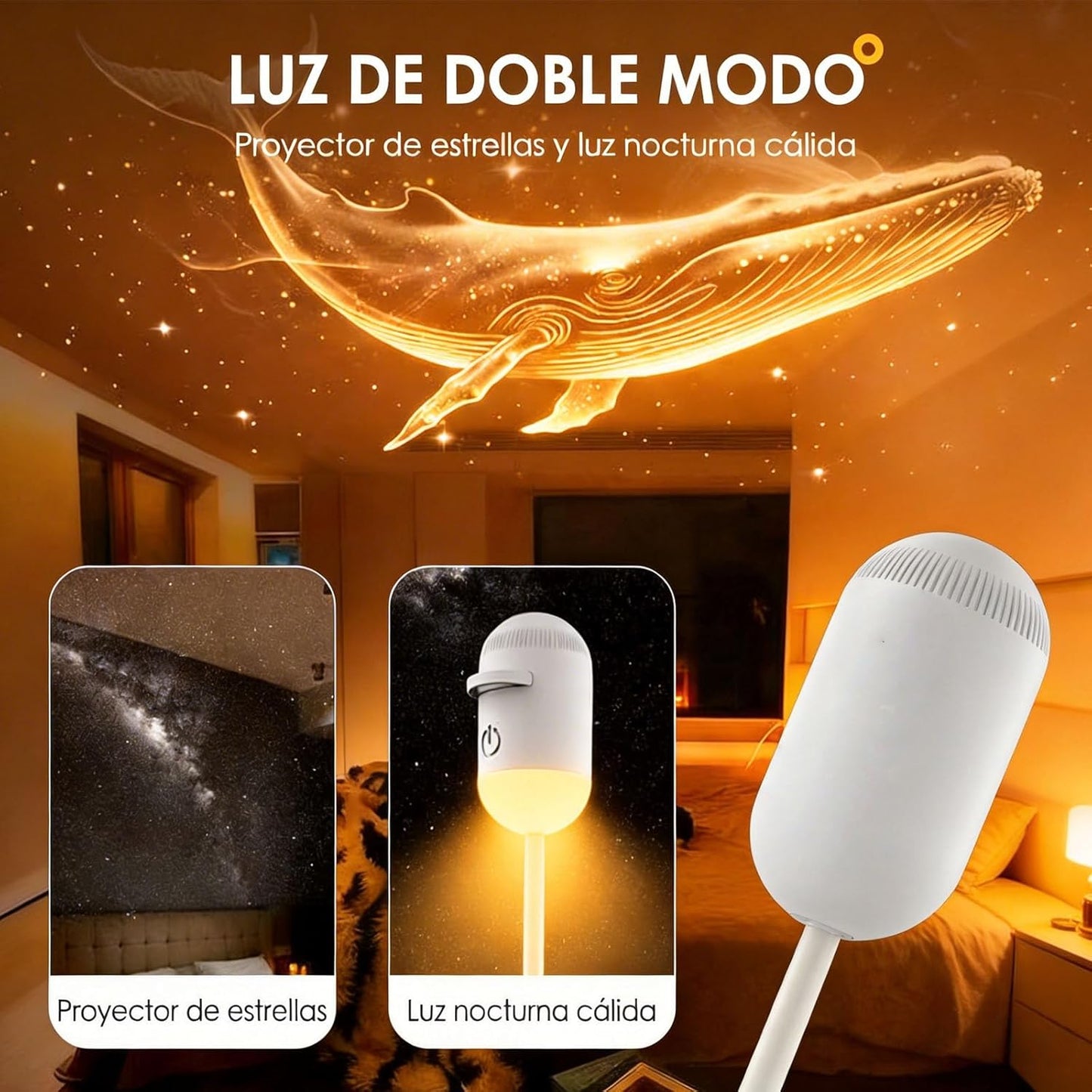 Proyector Galaxy HD + Sets de Discos Intercambiables ✨
