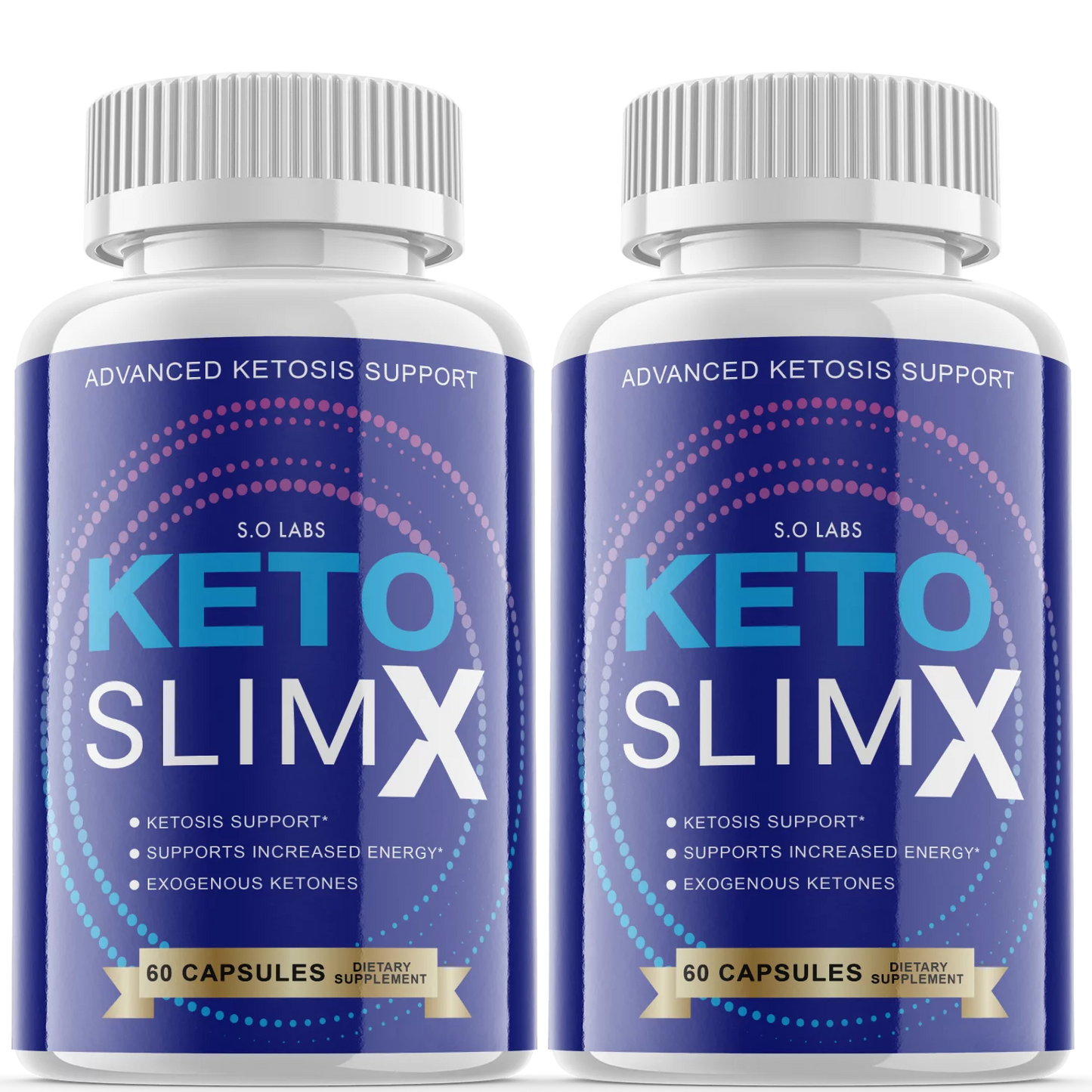 (2 Pack) Keto Slim X Pills Appetite Control & Suppressants (120 Capsules)