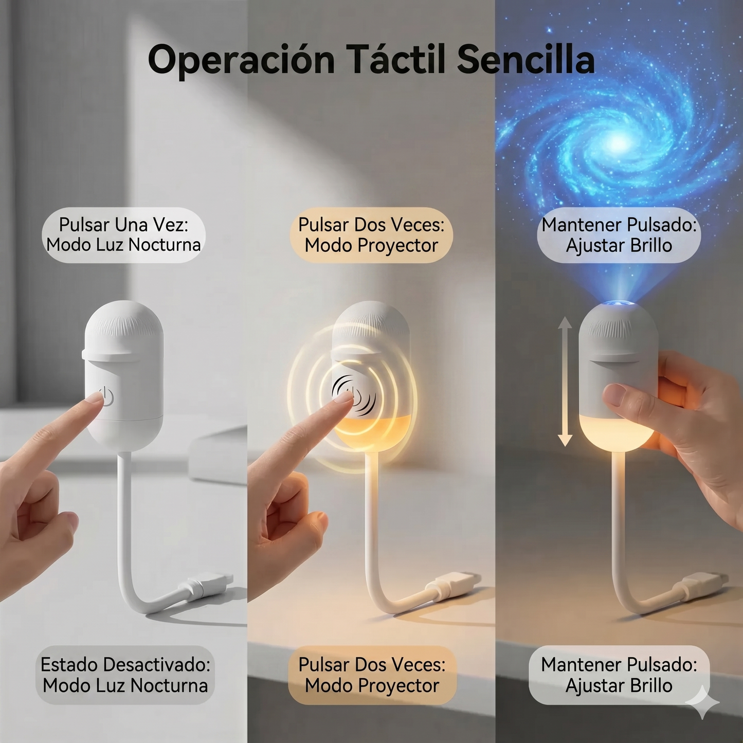 Proyector Galaxy HD + Sets de Discos Intercambiables ✨