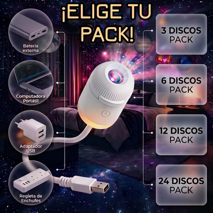 Proyector Galaxy HD + Sets de Discos Intercambiables