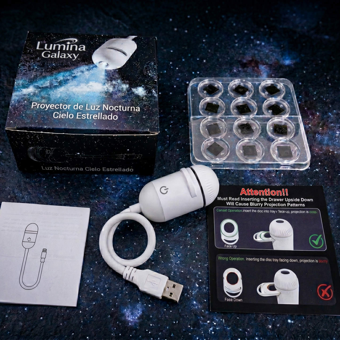 Proyector Galaxy HD + Sets de Discos Intercambiables