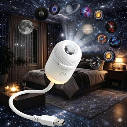 Proyector Galaxy HD + Sets de Discos Intercambiables ✨